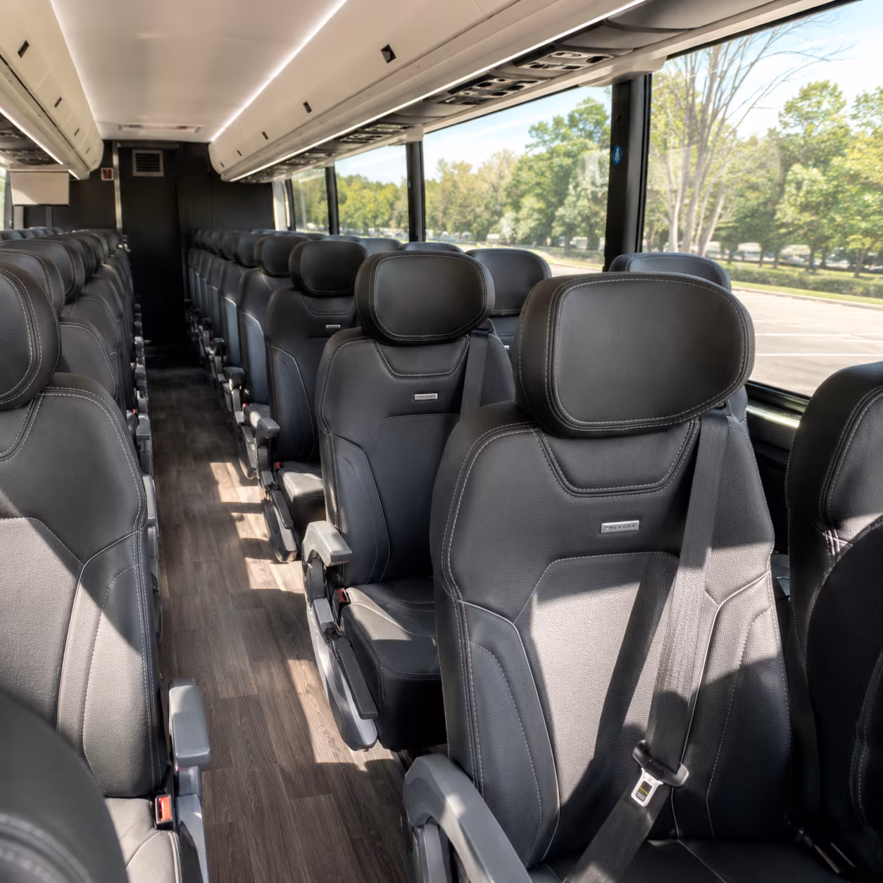 employee commuter shuttles along the i 77 corridor