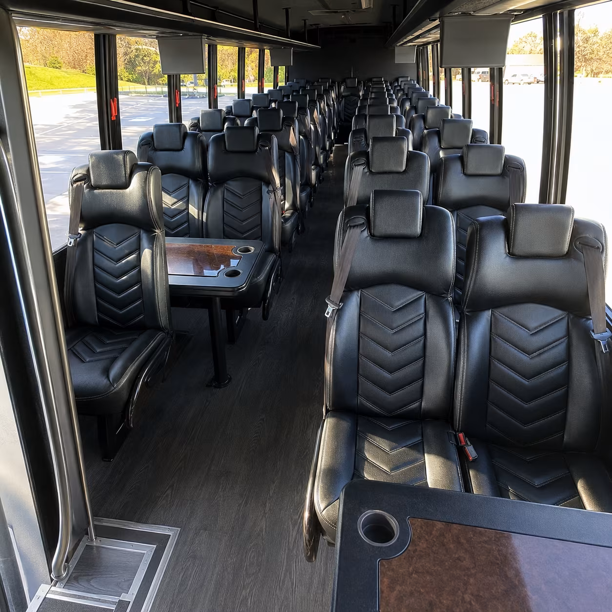 huntersville employee transportation onboard seating