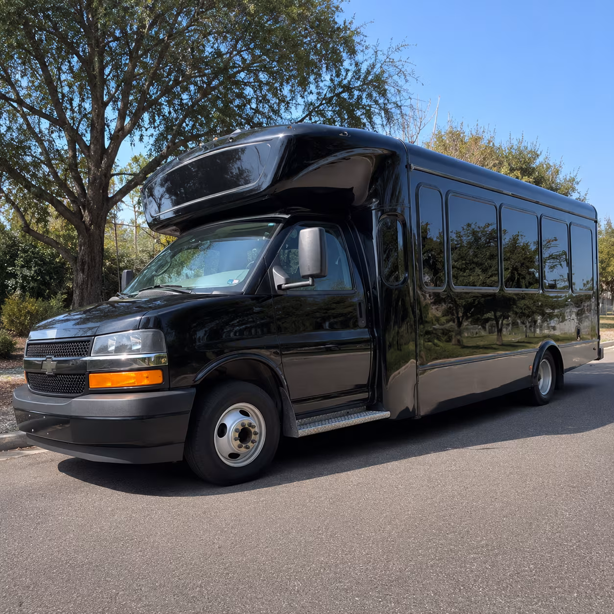 huntersville party bus booking step 1