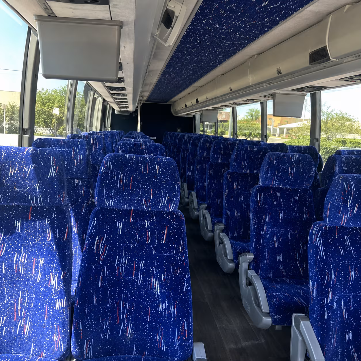 huntersville religious group transportation onboard seating