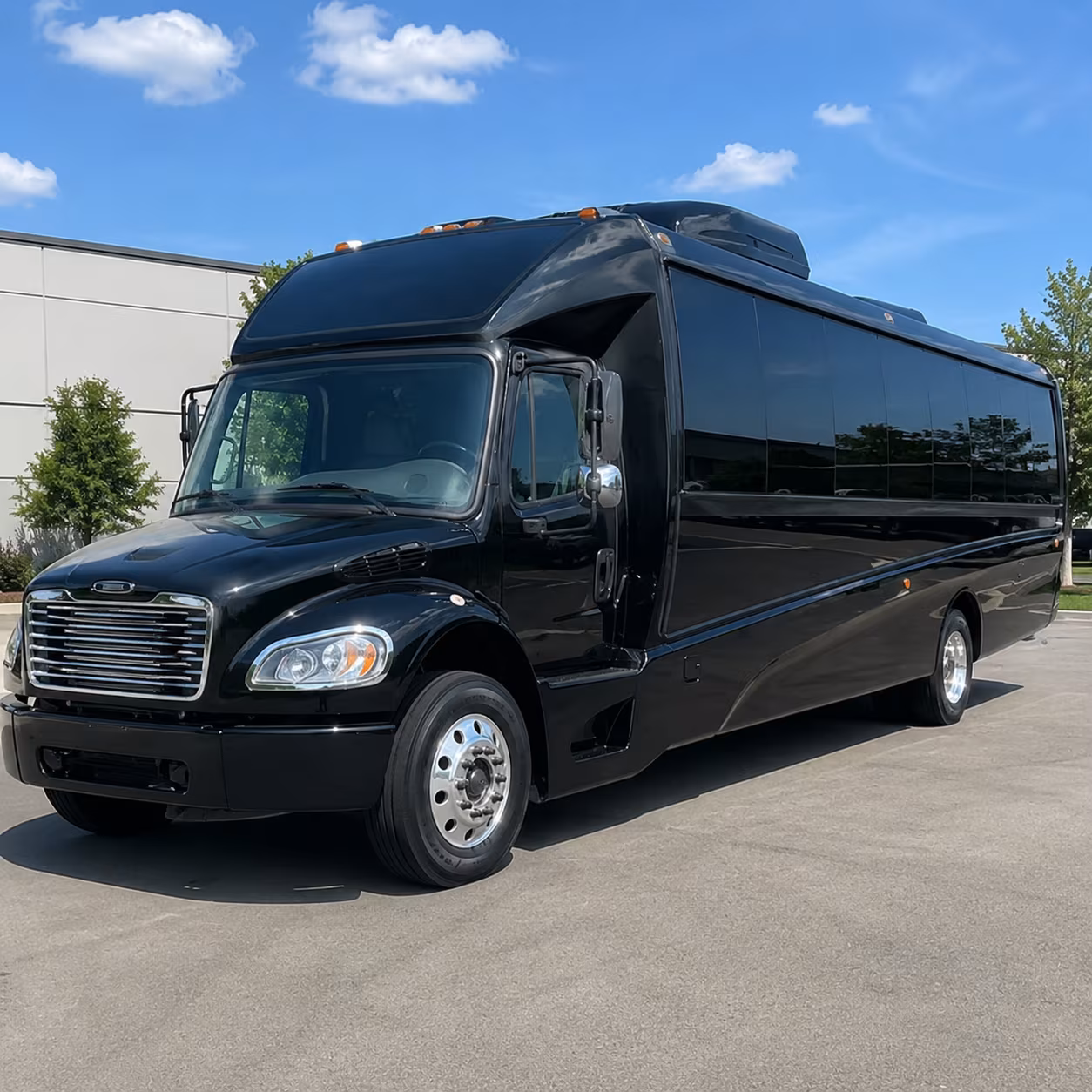 huntersville school event transportation onboard seating