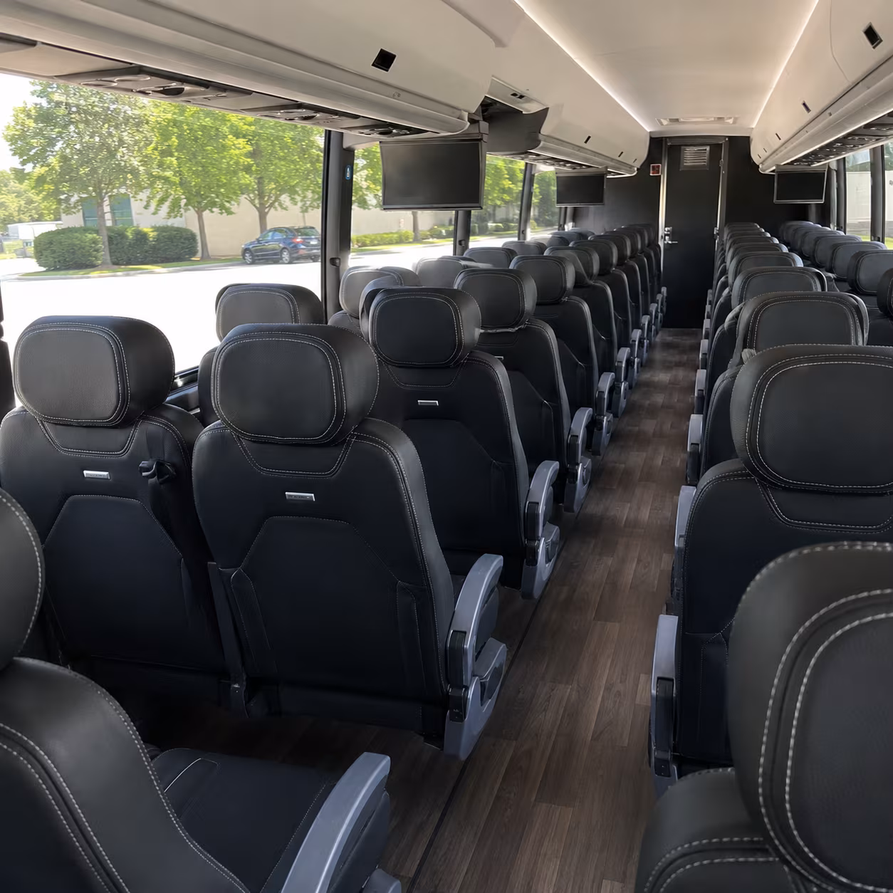 wilmington charter bus interior gallery