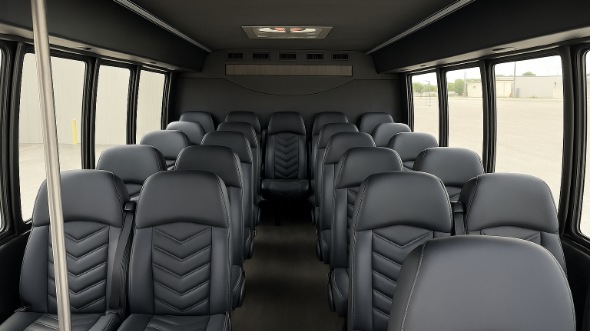 20 passenger minibus interior
