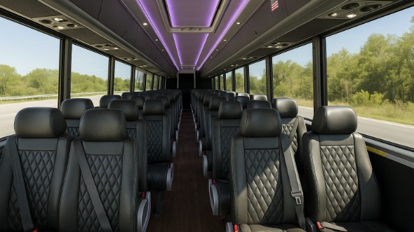 huntersville 15 passenger minibus inside
