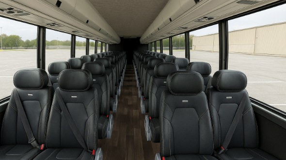 huntersville 30 passenger minibus inside