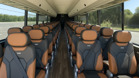 huntersville 50 passenger charter bus rental
