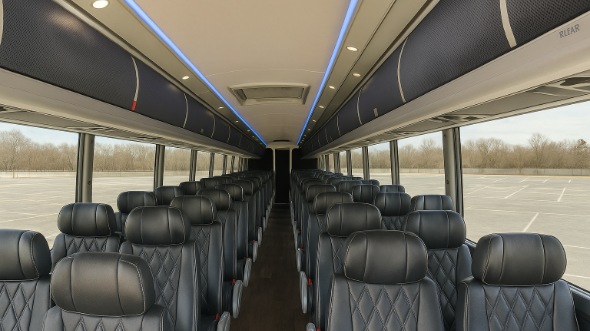 huntersville 54 passenger charter bus rental