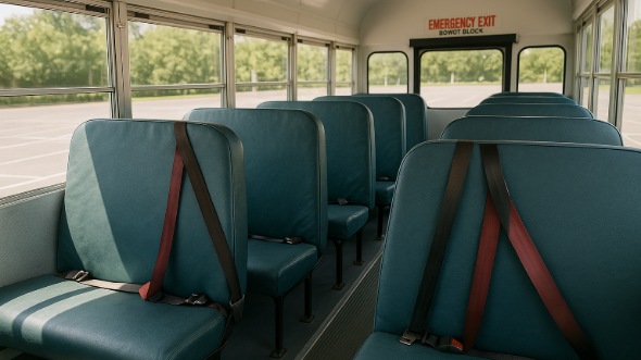 huntersville school bus rental inside