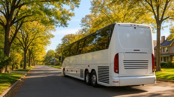huntersville wedding charter bus rental